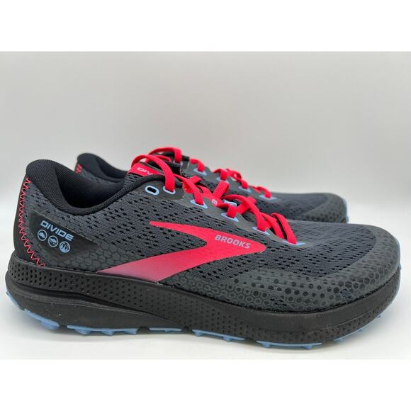 Brooks Divide 3 Women’s Pink Black Hiking Running Shoes 1203681B057 Size 10.5B - Picture 1 of 12